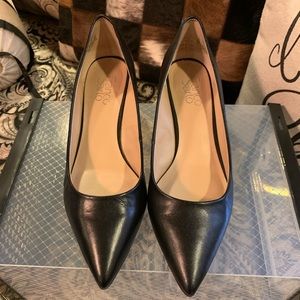 Franc Sarto- low heeled leather pumps